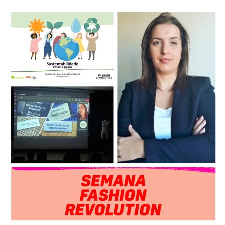 UNIAG researcher attended the Fashion Revolution 2023 Week in Brazil.