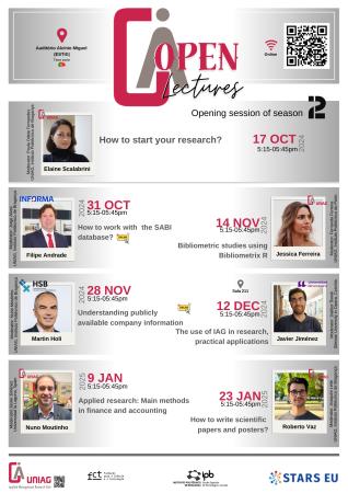2ed. UNIAG Open Lecture