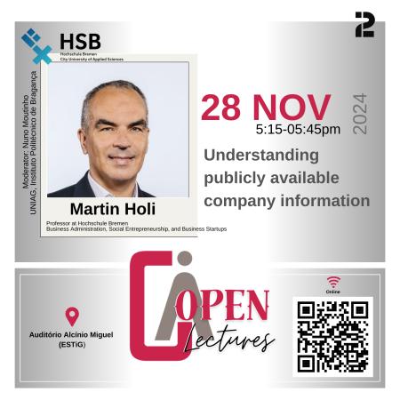 Open Lecture | Professor Martin Holii 