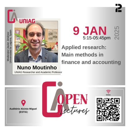 Open Lecture | Professor Nuno Moutinho - UNIAG